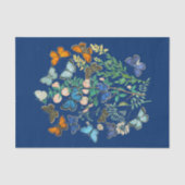 ヴィンテージ野生生物イラストレーション – バタフライガーデン 薄葉紙 (正面)