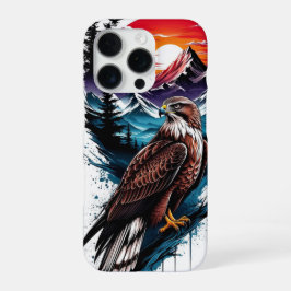 ヴィンテージ野生生物ワシタカ自然アート iPhone 16 PROケース