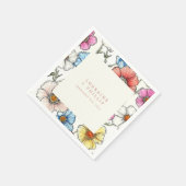 ヴィンテージ野結婚花ナプキン スタンダードカクテルナプキン (角)