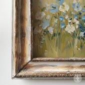 ヴィンテージ野絵を描草花畑 ポスター