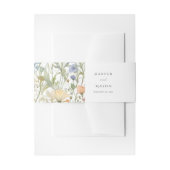 ヴィンテージ野花 招待状ベリーバンド (正面例)