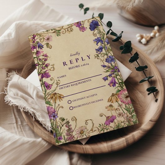 ヴィンテージ野草園 出欠カード