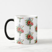 ヴィンテージ野草植物芸術 モーフィングマグカップ (左)