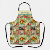 ヴィンテージ野菜の種子カタログのエプロン エプロン (正面)