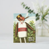 ヴィンテージ野菜はがきシリーズ：たばこ ポストカード (スタンド正面)