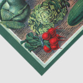 ヴィンテージ野菜シードパックEphemera Decompage 薄葉紙 (詳細)