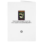 ヴィンテージ野菜トッパーのラベル、アールデコロマンス (裏面)