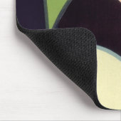 ヴィンテージ野菜トッパーのラベル、アールデコロマンス マウスパッド (コーナー)