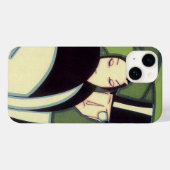 ヴィンテージ野菜トッパーのラベル、アールデコロマンス Case-Mate iPhoneケース (裏面 (横))