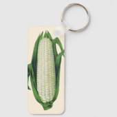 ヴィンテージ野菜ホワイトコーンオンザコブ キーホルダー (裏面)
