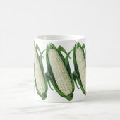 ヴィンテージ野菜ホワイトコーンオンザコブ コーヒーマグカップ (中央)