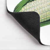 ヴィンテージ野菜ホワイトコーンオンザコブ マウスパッド (コーナー)