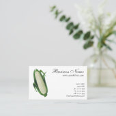 ヴィンテージ野菜ホワイトコーンオンザコブ 名刺 (スタンド正面)