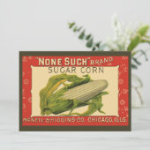 ヴィンテージ野菜ラベルアート, None Such シュガーコーン (スタンド正面)