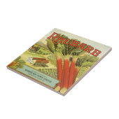 ヴィンテージ野菜缶ラベルアートルバーブファーム タイル (側面)