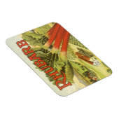 ヴィンテージ野菜缶ラベルアートルバーブファーム マグネット (右側)