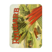 ヴィンテージ野菜缶ラベルアートルバーブファーム マグネット (縦)