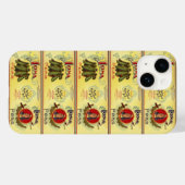 ヴィンテージ野菜缶ラベルアート、アイオナブランドのエンドウ豆 Case-Mate iPhoneケース (裏面 (横))