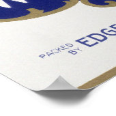 ヴィンテージ野菜缶ラベル芸術、ウインソムエンドウ ポスター (角)