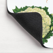 ヴィンテージ野菜; キノコ、カリフラワー、レタス マウスパッド (コーナー)