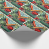 ヴィンテージ野菜 ラッピングペーパー (角)