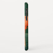 ヴィンテージ野鳥、熱帯ピンクのフラミンゴ Case-Mate iPhoneケース (裏面/左)