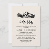 ヴィンテージ野 | Buffalo Plaid I Do BBQ 招待状 (正面)