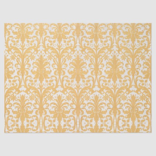 ヴィンテージ金のパタ華美ーン 薄葉紙 (正面)