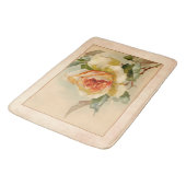 ヴィンテージ金ゴールドとサンゴバラ バスマット (アングル)