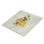 ヴィンテージ金ゴールドとサーモンバラオンマーブルBG タイル (側面)