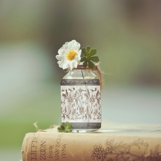 ヴィンテージ金ゴールドのChinoiserieフローラの分離 薄葉紙