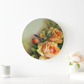 ヴィンテージ金ゴールドアーティザンバラ ラージ壁時計 (ホーム)