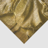 ヴィンテージ金ゴールドエンボスフローラモチーフホワイトグリッター 薄葉紙 (詳細)