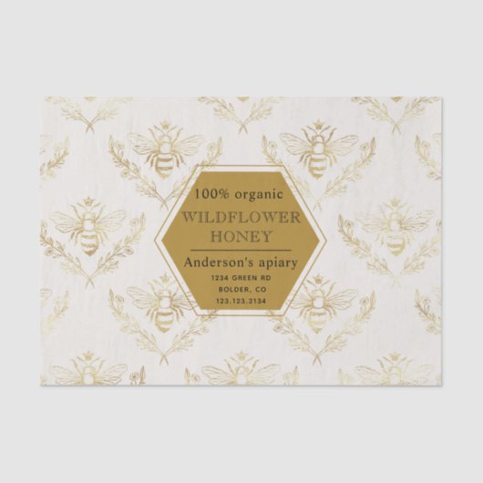 ヴィンテージ金ゴールドクイーンは単行図である 薄葉紙 (正面)