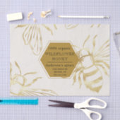 ヴィンテージ金ゴールドクイーンは単行図である 薄葉紙 (クラフト)