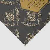 ヴィンテージ金ゴールドクイーンビーアピラルモノグラム 薄葉紙 (詳細)