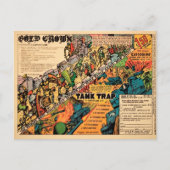 ヴィンテージ金ゴールドクラウン玩具広告はがき ポストカード (正面)