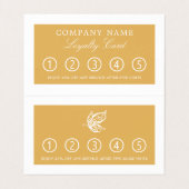 ヴィンテージ金ゴールドグリッターバタフライダブルロイヤリティ 名刺 (内部フラット)