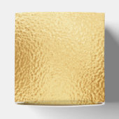 ヴィンテージ金ゴールドグ結婚ラム、パーティー、ブライダルシャワー フェイバーボックス (上部)