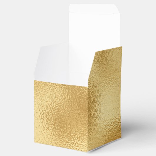 ヴィンテージ金ゴールドグ結婚ラム、パーティー、ブライダルシャワー フェイバーボックス (オープン)