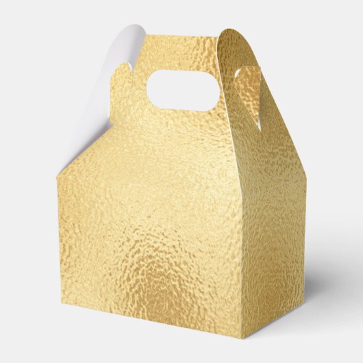 ヴィンテージ金ゴールドグ結婚ラム、パーティー、ブライダルシャワー フェイバーボックス (裏面サイド)