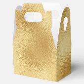 ヴィンテージ金ゴールドグ結婚ラム、パーティー、ブライダルシャワー フェイバーボックス (オープン)