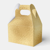 ヴィンテージ金ゴールドグ結婚ラム、パーティー、ブライダルシャワー フェイバーボックス (正面サイド)