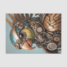 ヴィンテージ金ゴールドスチームパンクパロット 薄葉紙