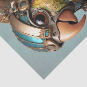 ヴィンテージ金ゴールドスチームパンクパロット 薄葉紙 (詳細)