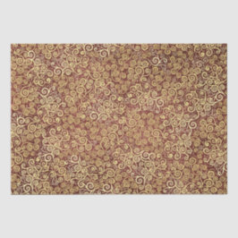 ヴィンテージ金ゴールドスワーズパターンテラエレガントコッタ 薄葉紙