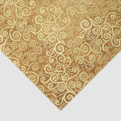 ヴィンテージ金ゴールドスワーズパターンラグジュアリーボホクラシー 薄葉紙 (詳細)
