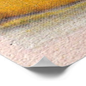 ヴィンテージ金ゴールドソコベルバイクプリント ポスター (角)