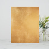 ヴィンテージ金ゴールドテクスチャスクラップブック紙 (スタンド正面)