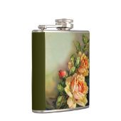 ヴィンテージ金ゴールドバラ フラスク (右)